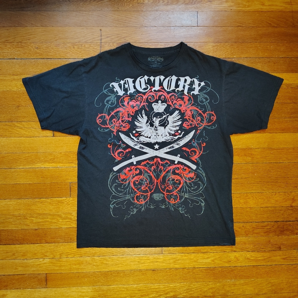 Y2K Style Black Distressed Victory Tee Shirt 2X 2XL XXL T-Shirt Jesse Pinkman